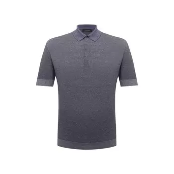 Поло из хлопка и льна Ermenegildo Zegna