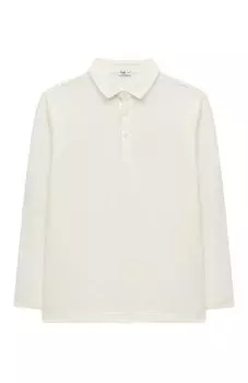 Поло из хлопка и льна Il Gufo