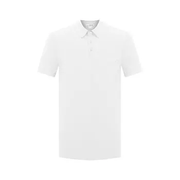 Поло из хлопка и льна James Perse