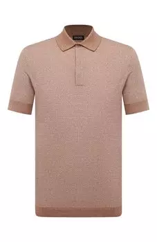 Поло из хлопка и льна Zegna