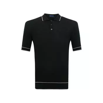 Поло из хлопка и шелка Andrea Campagna