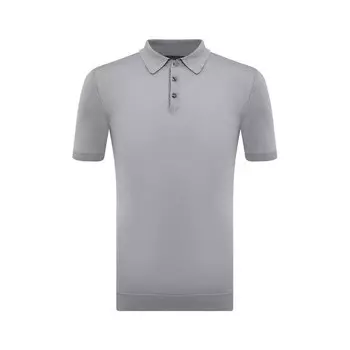 Поло из хлопка и шелка Andrea Campagna