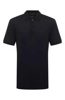 Поло из хлопка и шелка Boss Camel