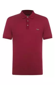 Поло из хлопка и шелка BOSS x Aston Martin BOSS Camel