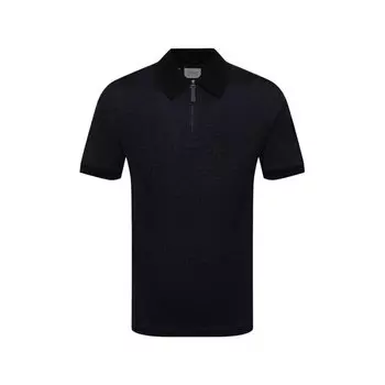 Поло из хлопка и шелка Brioni