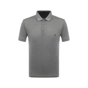 Поло из хлопка и шелка Capobianco