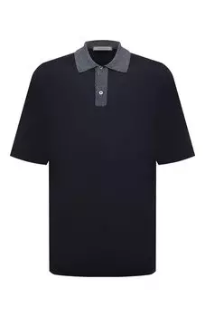 Поло из хлопка и шелка Cortigiani