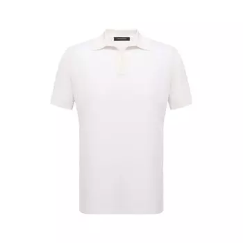 Поло из хлопка и шелка Ermenegildo Zegna