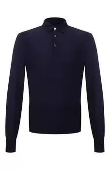 Поло из хлопка и шелка Ermenegildo Zegna