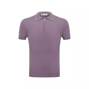 Поло из хлопка и шелка Il Borgo Cashmere