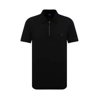 Поло из хлопка и шелка KNT