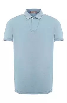 Поло из хлопка и шелка Loro Piana