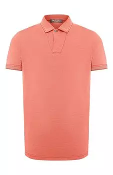 Поло из хлопка и шелка Loro Piana