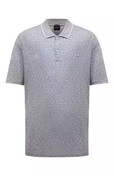 Поло из хлопка и шелка Paul&Shark