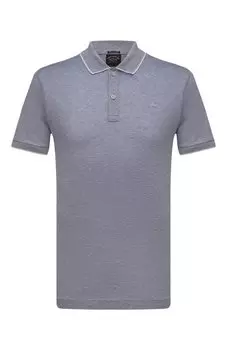 Поло из хлопка и шелка Paul&Shark