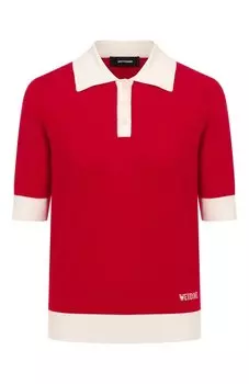 Поло из хлопка и шелка We11done