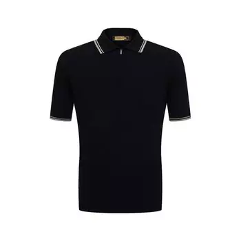 Поло из хлопка и шелка Zilli