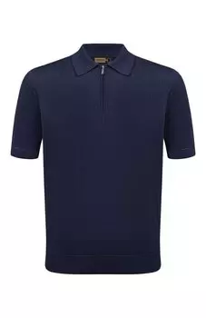 Поло из хлопка и шелка Zilli