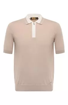 Поло из хлопка и шелка Zilli