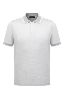 Поло из хлопка и шелка Zilli