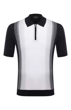 Поло из хлопка и шелка Zilli