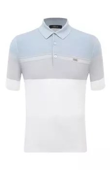 Поло из хлопка и шелка Zilli