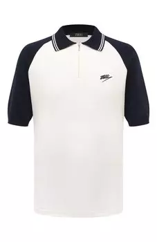 Поло из хлопка и шелка Zilli