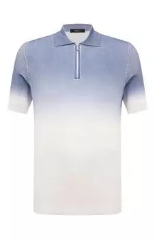 Поло из хлопка и шелка Zilli