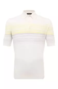 Поло из хлопка и шелка Zilli