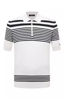 Поло из хлопка и шелка Zilli