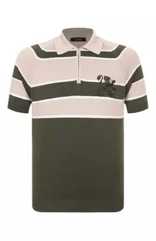 Поло из хлопка и шелка Zilli