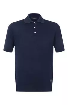 Поло из хлопка и шелка Zilli