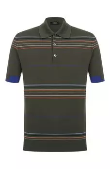 Поло из хлопка и шелка Zilli