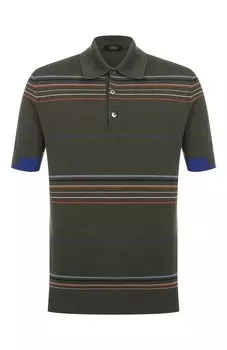 Поло из хлопка и шелка Zilli