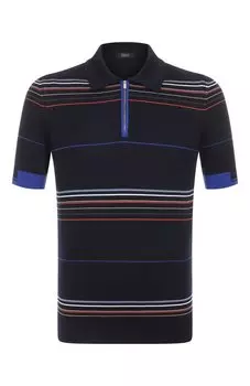 Поло из хлопка и шелка Zilli