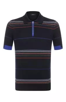 Поло из хлопка и шелка Zilli