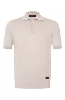 Поло из хлопка и шелка Zilli