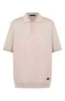 Поло из хлопка и шелка Zilli