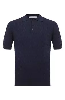 Поло из хлопка и шерсти Trussardi