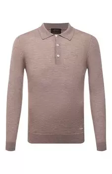 Поло из кашемира и шелка Brioni
