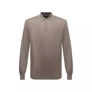 Поло из кашемира и шелка Ermenegildo Zegna