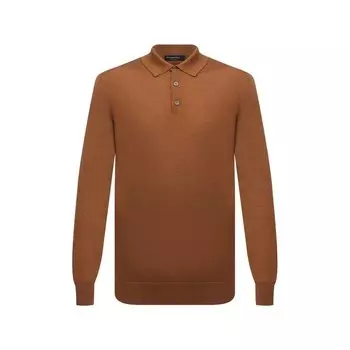 Поло из кашемира и шелка Ermenegildo Zegna