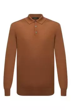 Поло из кашемира и шелка Ermenegildo Zegna