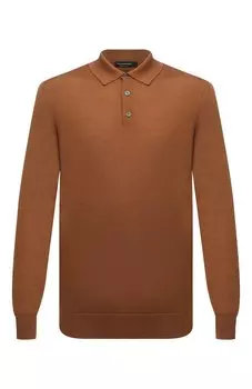 Поло из кашемира и шелка Ermenegildo Zegna