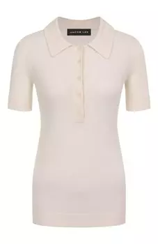 Поло из кашемира и шелка Jacob Lee