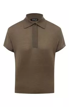 Поло из кашемира и шелка Kiton