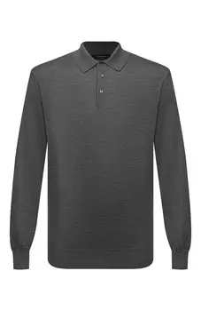 Поло из кашемира и шелка Zegna