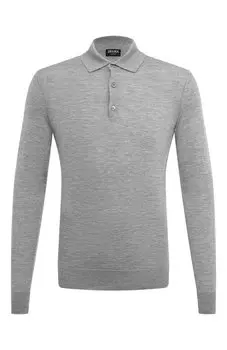 Поло из кашемира и шелка Zegna