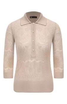 Поло из шелка и хлопка Colombo