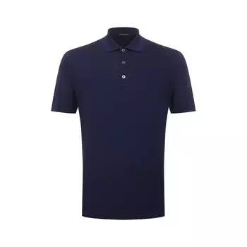 Поло из шелка и хлопка Ermenegildo Zegna